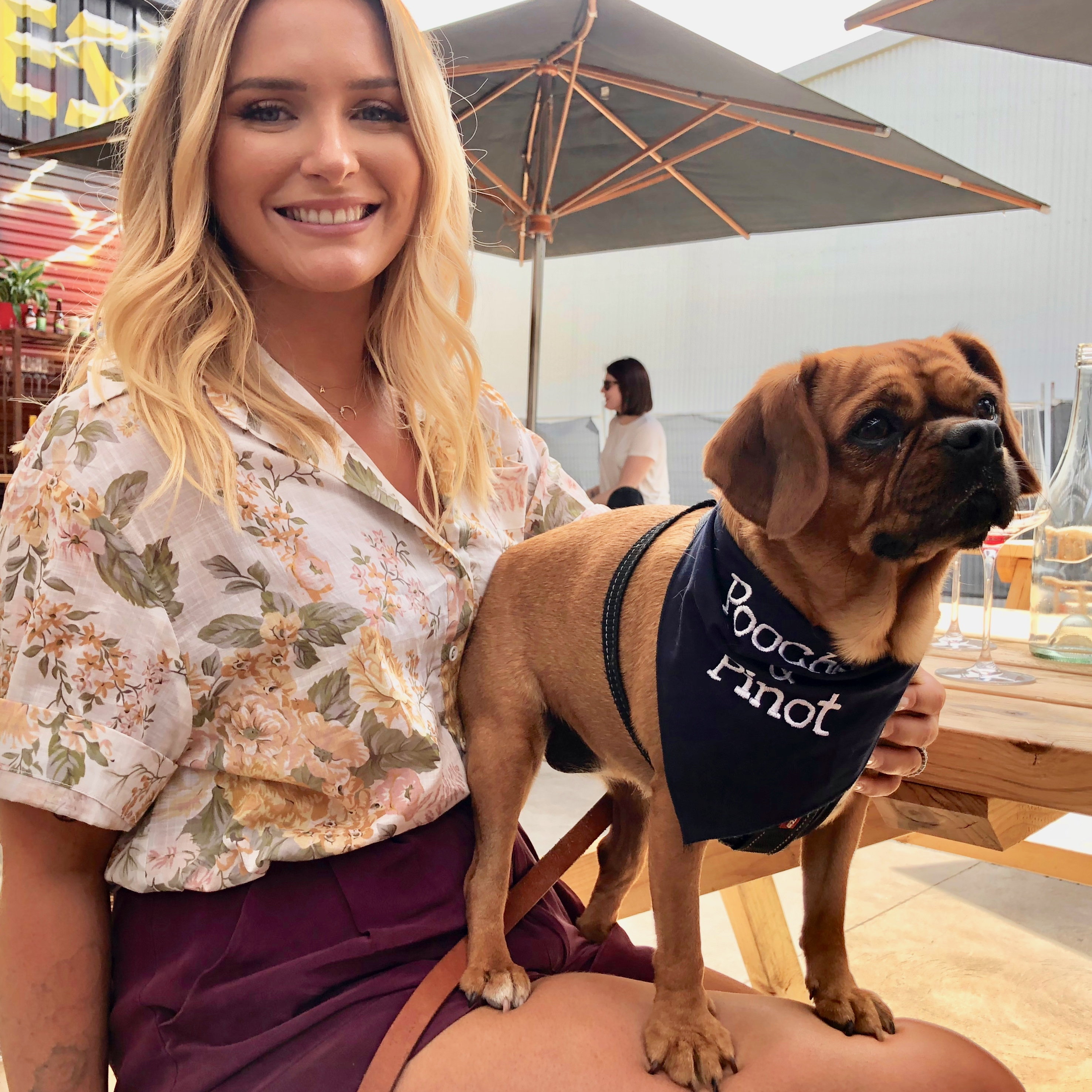 8 Emma and pug on her 3rd tour