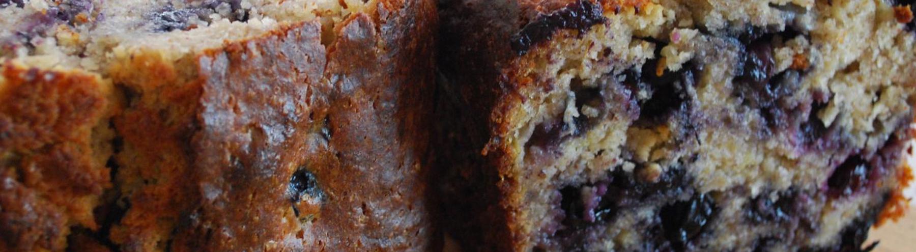 Banana blueberry cake