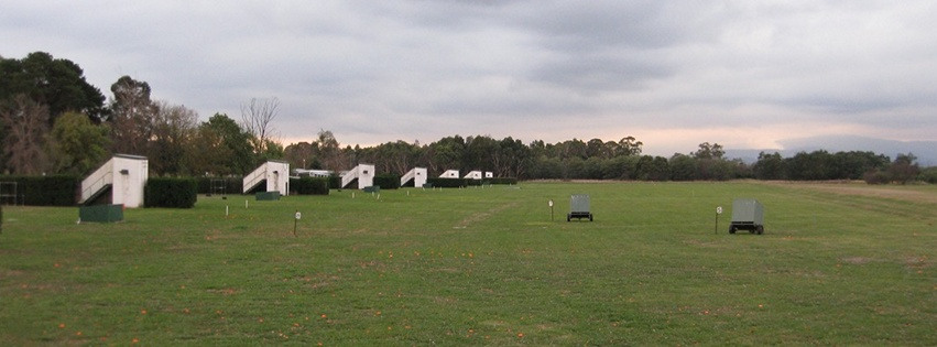 Skeet houses and background