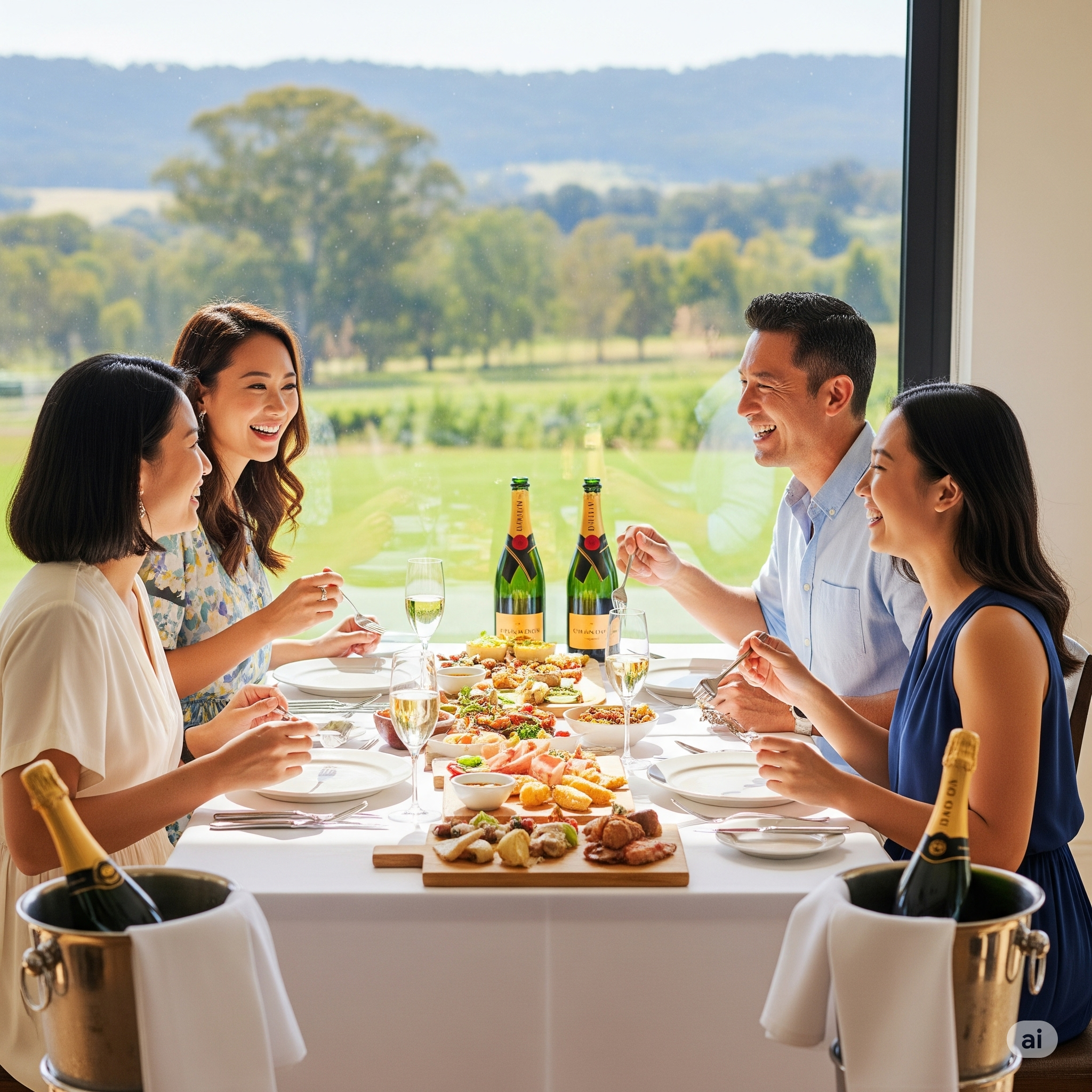 YVMGT Group at lunch image