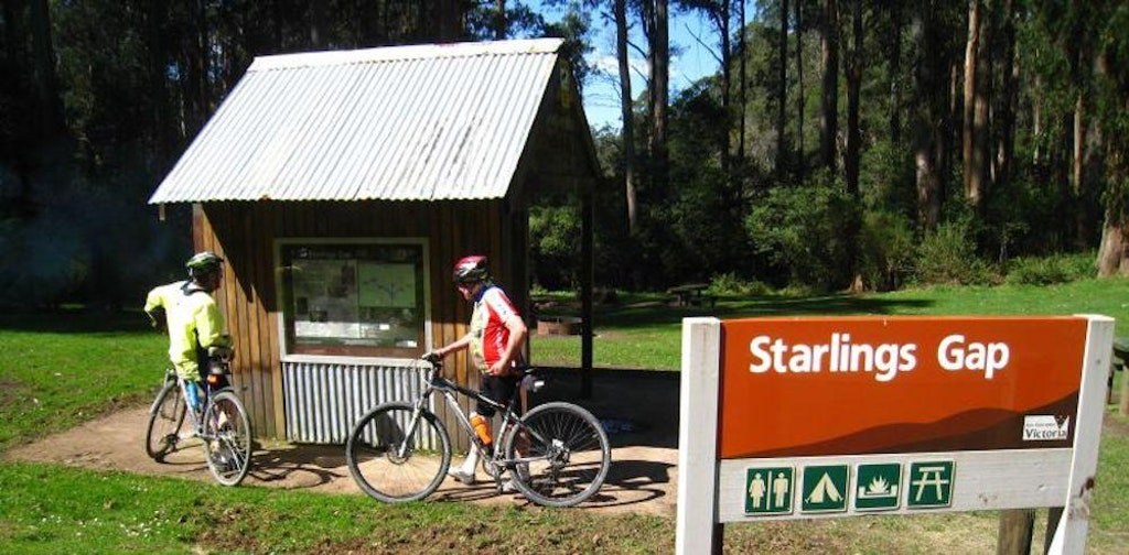 Starlings gap cycle riders